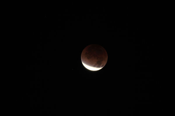 Lunar eclipse throughout Southern California
