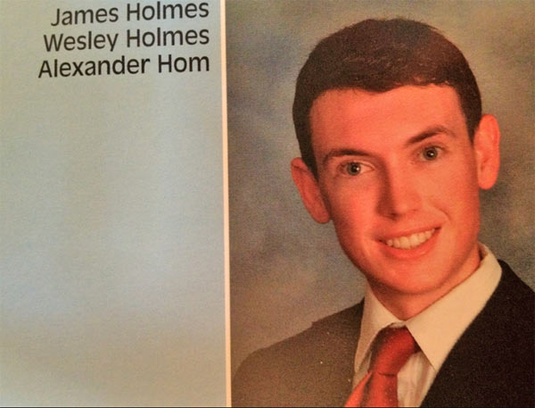 James Holmes, 24, is shown in this photo from...