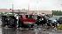 Cars stacked on top of one another
