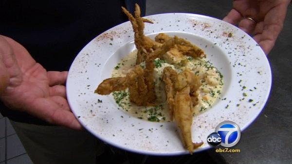 Louisiana residents hope Americans will get over their fear of Gulf seafood, visit the region and give them a chance. Pictured above, a chef presents a finalized dish at Drago's Restaurant.