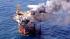 An oil platform owned by Houston-based Mariner Energy exploded in the Gulf of Mexico on Thursday. The Coast Guard says it can see an oil sheen about a mile long and 100 feet wide.