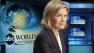 Diane Sawyer is seen on the ABC World News set.