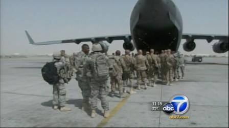 The drawdown of troops has begun in Afghanistan. About 650 soldiers from the Iowa National Guard left the province of Parwan.
