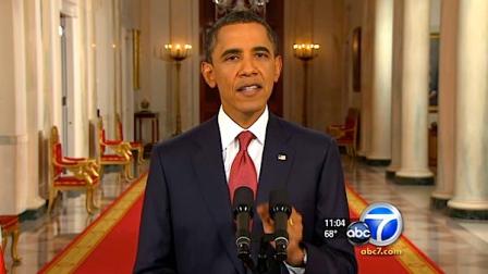 President Barack Obama speaks about the debt crisis on Monday, July 25, 2011.