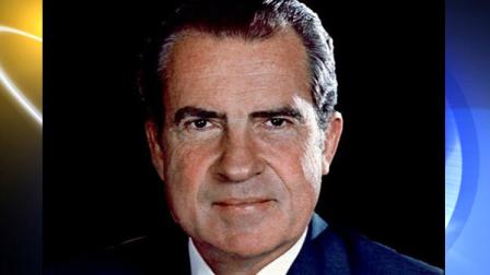 Former president Richard Nixon is shown in this undated file photo.