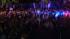 Penn State students crowd the streets on campus...