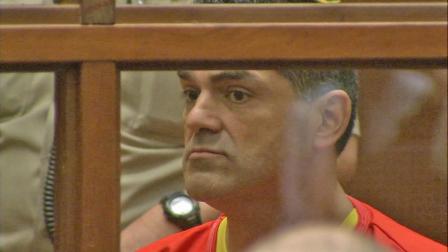 LA County Assessor John Noguez is seen in court on Thursday, Oct. 18, 2012.