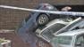 Damage from superstorm Sandy is seen throughout lower Manhattan on Wednesday, Oct. 31, 2012.