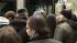 Traffic into Manhattan snarled after Sandy :: People wait to board a bus heading into Manhattan from Brooklyn on Thursday, Nov. 1, 2012.