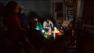 Superstorm Sandy victims are seen in the dark in this undated file photo.