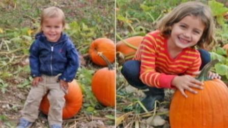 Two-year-old Leo Krim (left) and 6-year-old Lucia Krim (right) are seen in this split image. The two were allegedly fatally stabbed by their nanny, Yoselyn Ortega, on Oct. 25. Ortega was formally charged in their murders on Saturday, Nov. 3, 2012.