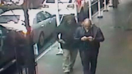 This surveillance video image shows the suspect moments before he killed Brandon Lincoln Woodard in Midtown Manhattan on Monday, Dec. 10, 2012.