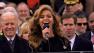 Beyonce sings the national anthem at the conclusion of President Barack Obamas swearing-in ceremony at the Capitol on Monday, Jan. 21, 2013.