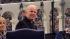 Vice President Joe Biden looks behind him on the...