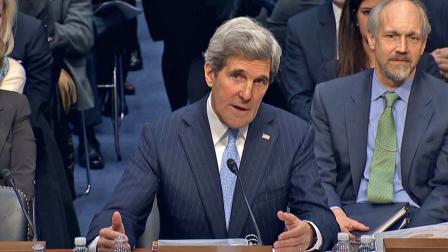 Senate Foreign Relations Chairman JohnKerry, D-Mass., sits before the committee he has served on for 28 years and led for the past four as he seeks confirmation as U.S. secretary of state, on Capitol Hill in Washington, Thursday, Jan. 24, 2013.