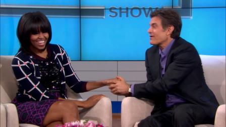 First lady Michelle Obama appears on The Dr. Oz Show on Thursday, Feb. 28, 2013.