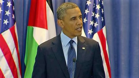 President Barack Obama speaks at a news conference during his Mideast tour in March, 2013.