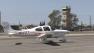 Thomas Close, a retired United Airlines pilot, has a perfect landing at the Whiteman Airport in Pacoima Friday, March 22, 2013.