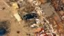 An aerial view of damage caused by an explosion at a fertilizer plant in West, Texas, is seen in daylight on Thursday, April 18, 2013.