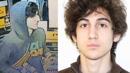 Investigators released these photos of a suspect believed to be connected to the Boston Marathon bombings. He was later identified as 19-year-old Dzhokhar Tsarnaev of Cambridge, Mass.