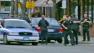 Law enforcement officers in Boston are shown during the manhunt for the second Boston bombing suspect on Friday, April 19, 2013.