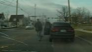 A deadly shootout between police and a suspect with an AK-47 was caught on tape in Middlefield, Ohio.