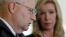 Chuck Cox, left, describes the search for his missing daughter as he stands with attorney Anne Bremner during a news conference Tuesday, May 21, 2013, in Seattle.