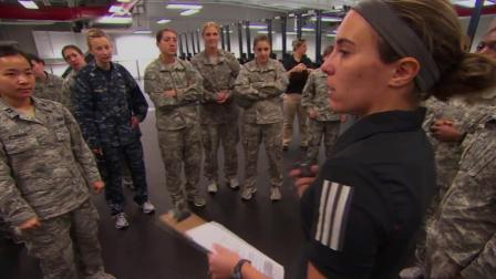 Female soldiers are seen in this undated file photo.