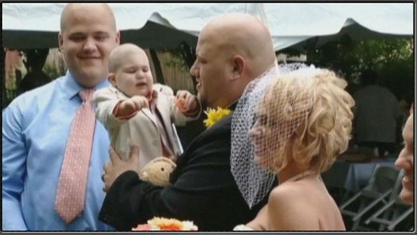 Logan Stevenson, 2, served as the best man at his parents' wedding on Saturday, Aug. 3.  He died on Monday, Aug. 5.