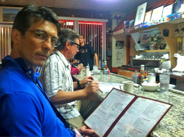 ABC7 Eyewitness News' David Ono and crew grab a...