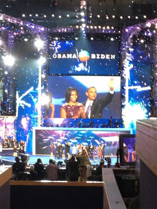 President Barack Obama and the first lady can be...