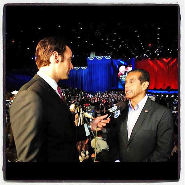 ABC7 reporter Elex Michaleson caught up with Los...
