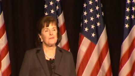 California Senator Dianne Feinstein is seen in this undated file photo.