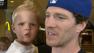 Los Angeles Kings center Colin Fraser talks about winning the Stanley Cup and has his son cheer Go Kings Go!