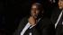 Magic Johnson is seen at a memorial service for...