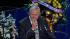 Lakers legend Jerry West speaks at the memorial...