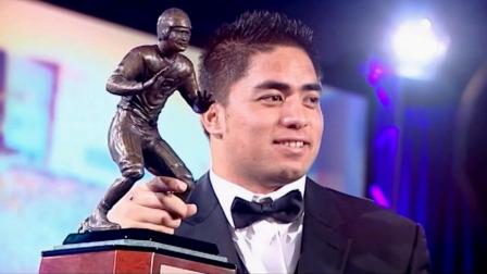 Undated file photo of Notre Dame Fighting Irish football star Manti Teo.