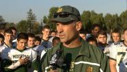 File photo of Tim Lins, the head coach of the Moorpark High School football program.