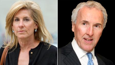Jamie McCourt, left, and Frank McCourt, right, are seen in this undated file photo.