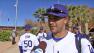 Dodgers outfielder Andre Ethier in an interview with Eyewitness News from training camp on Saturday, Feb. 16, 2013.