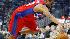 Clippers center Marcus Camby dives for a loose ball