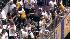 The Lakers celebrate with family and friends...
