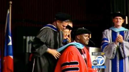 Shaquille ONeal received a doctorate in education from Floridas Barry University.