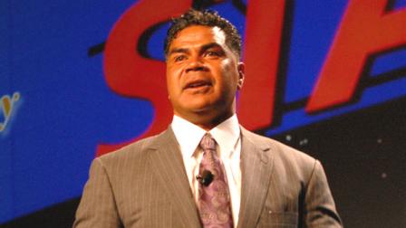NFL legend Junior Seau is seen in this file photo at the 2012 Legends Dinner and Auction.