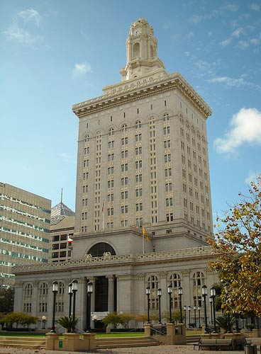 Oakland City Hall is seen in this photo.