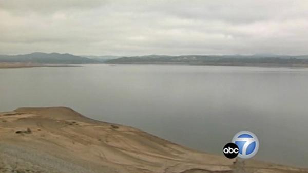 A California reservoir is low.