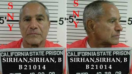 This Oct. 29, 2009 photo from the California Department of Corrections shows Sirhan Sirhan, convicted of the murder of presidential candidate Sen. Robert F. Kennedy in 1968.