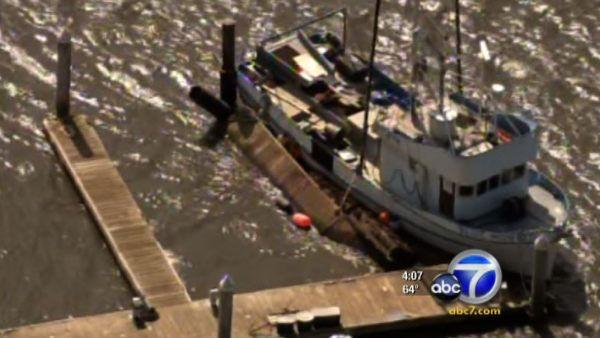 The Pismo Beach coastline suffered some damage from tsunami waves generated from an 8.9-magnitude earthquake off Japan.