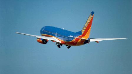 A Southwest Airlines plane is seen in this photo.