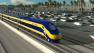 An image of Californias high-speed rail project is seen.